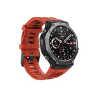 Amazfit T-REX 3 Smartwatch - Lava-Over 3 Weeks of Battery Life: The Amazfit T-Rex 3 smart watch can last for 27 days with typical use, 42 hours in GPS Accurate Mode, and up to 114 hours in GPS Long Battery Life Mode. With some settings disabled, GPS usage can even last up to 180 hours for long hikes