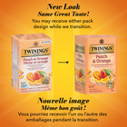 Twinings Peach & Orange Herbal Tea Bags - 20 Pack-Delivers a fruity aroma, smooth peach sweetness and a zesty orange finish