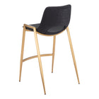 Zuo Desi Counter Stool - Black/Gold - Set of 2-7