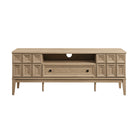 Modway Samos 59" TV Stand - Light Oak-Non-Marking Foot Pads