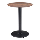 Zuo Alto Bistro Table - Brown/Black-3 year limited warranty