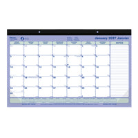 Blueline 2027 Monthly Desk Pad Calendar - 17-3/4" x 10-7/8" - Bilingual-12 Months, January to December
