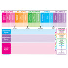 Ashley Productions Smart Poly Chart - 13" x 19" - Place Value - 10 Pack-Write-on/wipe-off surface, use with dry erase or water based markers and washable crayons