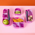 b.box Silicone Bento Tray Mini Lunchbox - Cosmic-Free from BPA