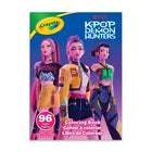 Crayola 96 Page Colouring Book - K-Pop Demon Hunters-K-POP DEMON HUNTERS COLOURING BOOK: This Crayola K-Pop Demon Hunters Colouring Book features 96 pages of colouring fun and 1 Sticker Sheet 