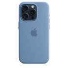 Apple Silicone Case with MagSafe for iPhone 15 Pro - Winter Blue-Colour: Winter Blue