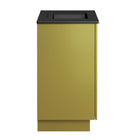 Modway Quantum 30" Bathroom Vanity - Black/Gold-Assembly Required