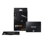 Samsung 870 EVO 2 TB 2.5" SATA III Internal Solid State Drive - Black-AES 256-bit Encryption