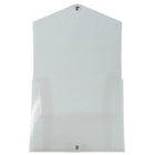 JAM Paper Plastic Portfolio Snap Closure Medium - 10" x 12 1/2" x 3/4" - Clear -Quantity: Sold Individually