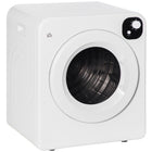 HOMCOM Portable 3.22 cu ft Compact Laundry Dryer - 1300 W - White-7 modes including extra, bright, mix airing and other three times for selection