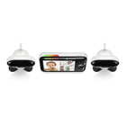 Motorola PIP1510 Connect Wi-Fi Video Motorized Smart Baby Monitor - White - 2 Camera Set-Temperature Monitoring - Know if your little one's room if too hot or too cold