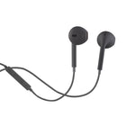 Evry Wired Earbuds with USB-C Adapter - Black-3.5mm plug with USB-C adapter