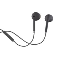 Evry Wired Earbuds with USB-C Adapter - Black-3.5mm plug with USB-C adapter