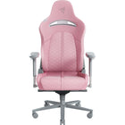 Razer Enki Gaming Chair - Quartz-Designed For All-Day Gaming - 110-degree shoulder arches and wide 54-cm seat base ensure optimal weight distribution for long-lasting comfort during gaming marathons
