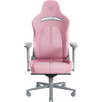 Razer Enki Gaming Chair - Quartz-Designed For All-Day Gaming - 110-degree shoulder arches and wide 54-cm seat base ensure optimal weight distribution for long-lasting comfort during gaming marathons