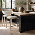 Zuo Aurea Counter Stool - Light Grey - Set of 2-Assembly required