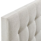 Modway Emily Fabric Upholstered Full Size Headboard - Linen-7