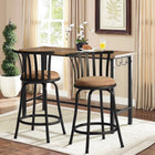 Homy Casa Industrial Swive Counter Bar Stools  24" & 29" - 2 Pack-Easy Assembly with included tools