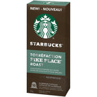 Starbucks Nespresso Original System Pike Place Capsules - 10 Pack-Committed to 100% Ethical Coffee Sourcing in partnership with Conservation International.www.starbucks.ca/responsibility