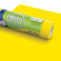 Dixon Fadeless Bulletin Board Art Paper - Canary - 48" x 50'-Ultra fade-resistant