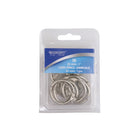 Westcott Loose Leaf Rings - 1" - Silver - 18 Pack-18 Pack