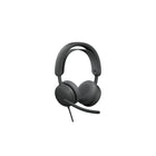 Logitech Zone Wired 2 Noise Canceling Headset with Adaptive Hybrid ANC - Graphite-Custom-designed 40mm drivers offer enhanced ANC and bass performance while allowing you to tune the audio the way you like