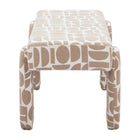 Zuo Blato Bench - Multicolor-Dimensions: 19.5" L x 39.4" W x 18.5" H