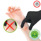 SHOWA EBT Sustainable 4 mil Nitrile Accelerator Free Food Contact Single Use Gloves - Black - Large - 50Pack-Natural rubber free