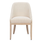 Zuo Calmo Dining Chair - Beige-Solid ash wood leg