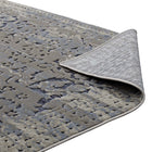 Modway Margarida Distressed Vintage Turkish Area Rug - 8 ft W x 10 ft L - Blue/Cream-High Density / Machine-Woven
