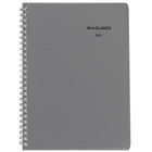 AT-A-GLANCE 2027 Traditional Weekly/Monthly Planner - 11" H x 8-1/2" W - Grey - Bilingual-12 months tabbed: January 2027 - December 2027