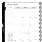 Blueline 2026 Dramatic Floral 14-Month Monthly Planner Printed Cover - 8'' x 5'' - Bilingual-Bilingual