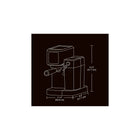 Salton Barista+ 3-in-1 Espresso, Cappuccino & Latte Machine with Milk Removable Container-9