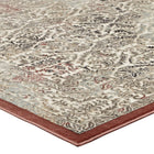 Modway Hester Ornate Turkish Vintage Area Rug - 8 ft W x 10 ft L - Tan/Walnut Brown-Long-Lasting Material