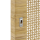 Modway Sandy Wall Mounted Wood and Rattan Twin Size Headboard - Natural Rattan-8