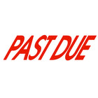 Trodat Printy 4911 Climate Neutral Self-Inking Stamp - "PAST DUE"-Replacement ink pads are available for easy colour changes