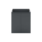 Modway Bryn 24" Wall-Mount Bathroom Vanity - Grey-8