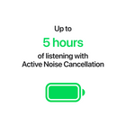 Apple AirPods 5 with Wireless Charging Case-Volume Control —AirPods 5 with Wireless Charging Case feature a force sensor with volume swipe. Easily adjust the volume without taking out your iPhone.