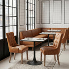 Zuo Spot Bistro Table - Grey/Black-Dimensions: 23.8" L x 23.8" W x 29.9" H