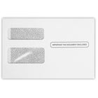 JAM Paper Double Window W2 Envelope with Security Tint - White - 5 3/4" x 8 7/8" - 1000 Pack-Colour: white