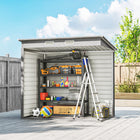 Outsunny 6' x 4' Outdoor Storage Shed-Two ventilation slots allow fresh air in
