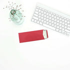 JAM Paper #10 Policy Envelopes, 4 1/8 x 9.5, Brite Hue Red Recycled, 1000 Pack (25048B)-Closure: Gum