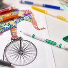 Crayola Fine Line Markers, 12 Count-Crayola is a must-have on any back to school list. Our colourful supplies are ideal for group projects, crafts and homework time