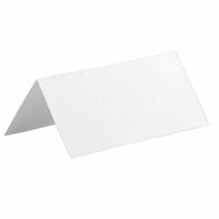 JAM Paper Printable Place Cards - 3 3/4" x 1-3/4" - White Placecards - 12 Pack-Color: White / Complement any party theme and signify a special event with colorful place cards.