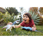 Mattel Jurassic World Gigantic Thrasher Dino Assortment-Scan and collect! Scan the code on the dinosaur's foot in the free Jurassic World Play App with a compatible smart device (not included) for AR activities and to create a digital dinosaur collection