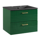 Modway Daybreak 24" Bathroom Vanity - Green/Black-Modern Bathroom Vanity