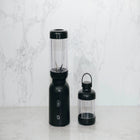 Willow Countertop Warrior Blender - Black -Includes two BPA-free plastic cups and straw for convenient on the go use