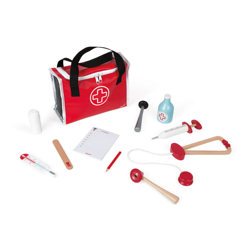 Janod Doctor's Suitcase Toy 10-Piece Set | staples.ca