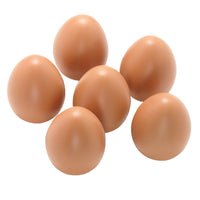 Yellow Door Play Eggs 6-Piece Set-Realistic play eggs are great for role play or in the mud kitchen