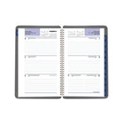 AT-A-GLANCE 2027 Traditional Weekly/Monthly Planner - 8" H x 5" W - Grey - Bilingual-Page size: 8" H x 5" W